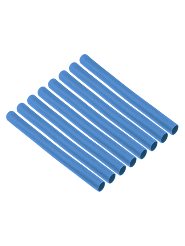 Набор трубок термоусаживаемых, клеевых "Моноцвет синий 6,4/2,0 TDM" фото 3
