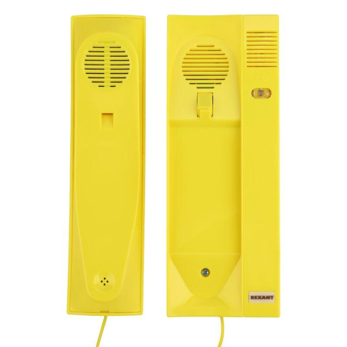 Трубка домофона с индикатором и регулировкой звука RX-322 желт. Rexant 45-0322 фото 7