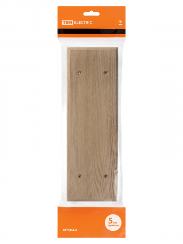 Накладка на бревно деревянная универсальная НБУ 1Пх3 95х290 мм, под покраску TDM фото 2