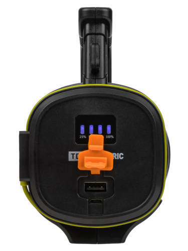 Фонарь светодиод. "Прожектор 8", аккумуляторный, 5 Вт LED, 220 лм, 3,7 В 2,4 А*ч, USB, TDM фото 3