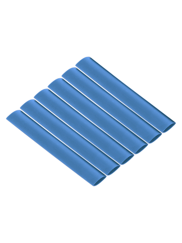 Набор трубок термоусаживаемых, клеевых "Моноцвет, синий 12,7/4,3 TDM" фото 3