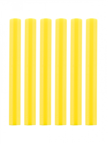 Клеевые стержни универсальные желтые, 11 мм x 100 мм, 6 шт, "Алмаз" TDM фото 5