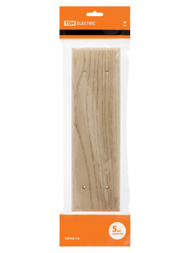 Накладка на бревно деревянная универсальная НБУ 1Пх4 280 мм, сосна TDM фото 2
