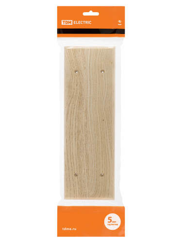 Накладка на бревно деревянная универсальная НБУ 1Пх3 95х290 мм, сосна TDM фото 2