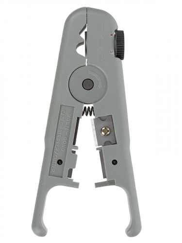 Клещи КЗ-В, зачистка и обрезка витой пары UTP/SFTP регулируемый нож, «МастерЭлектрик» TDM фото 4