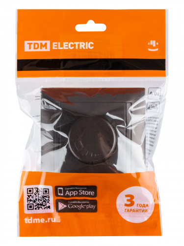 Светорегулятор RL 300 Вт шоколад "Лама" TDM фото 2