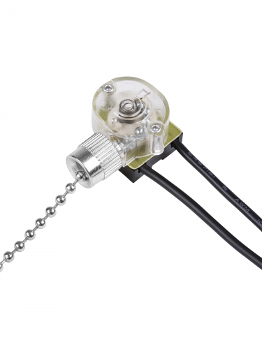 Сонетка-выключатель для бра с цепочкой 3А 250В металлик TDM фото 4