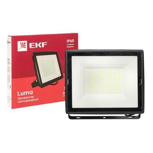 Прожектор светодиодный СДО-3007 150Вт 6500К IP65 Basic EKF FLL-3007-150-6500 фото 4