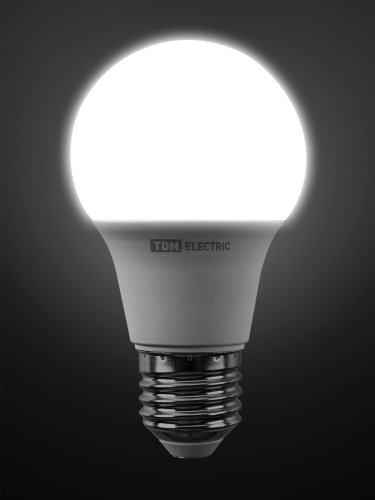 Лампа светодиодная А60 12 Вт, 230 В, 4000 К, E27 TDM фото 3