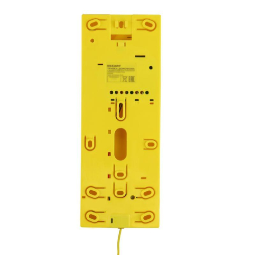 Трубка домофона с индикатором и регулировкой звука RX-322 желт. Rexant 45-0322 фото 4