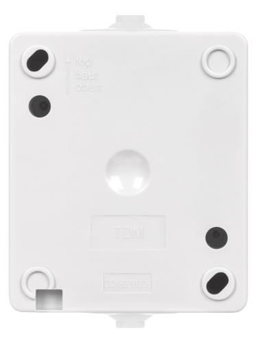 Кнопка звонковая с полем для надписи IP54 6A белая "Вуокса" TDM фото 3