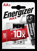 Элемент питания алкалиновый MAX LR6/316 BL2  (блист.2шт) Energizer E301532801