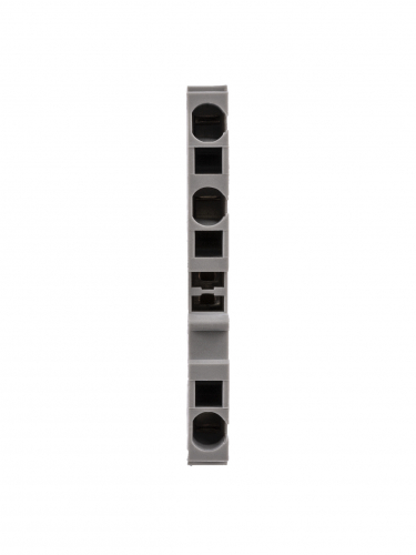 Зажим клеммный безвинтовой ЗКБ быстрого зажима 3 вывода 6 мм2 40А серый (Ph-C PT 6-TWIN) TDM фото 3