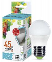 Лампа светодиодная LED-ШАР-standard 5Вт ШАР 4000К бел. E27 450лм 160-260В ASD 4690612002187