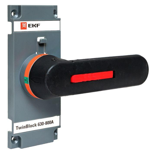 Рукоятка управления для прямой установки на рубильники реверсивные (I-0-II) TwinBlock 630-800А PROxima EKF tb-630-800-fh-rev фото 5
