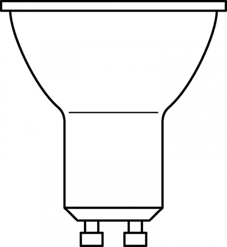Лампа светодиодная LED Value LVPAR1650 6SW/840 6Вт GU10 230В 10х1 RU OSRAM 4058075581470 фото 2