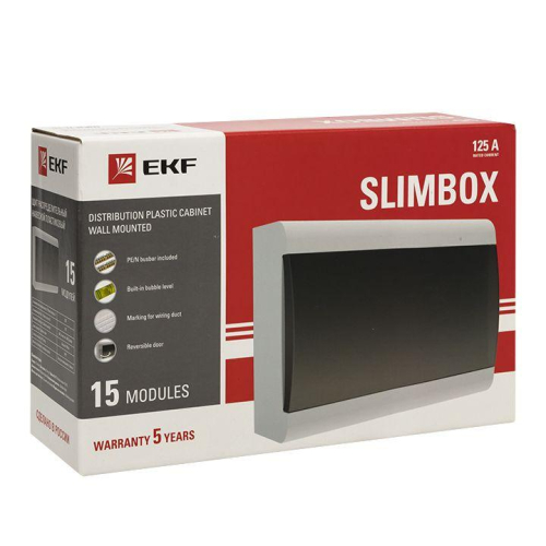 Щит ЩРН-П-15 "SlimBox" IP41 PROxima EKF sb-n-15 фото 4