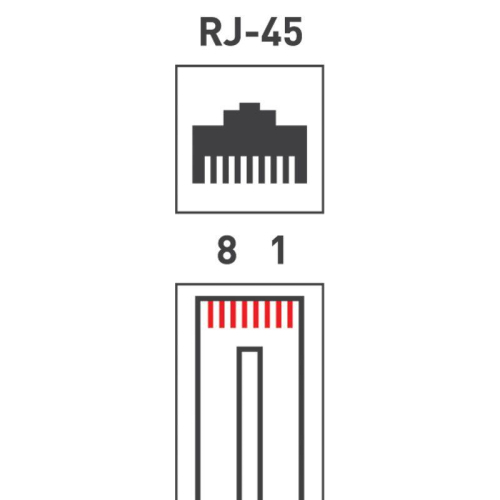 Джек компьютерный RJ45 (8P8C) кат.5E (уп.100шт) Rexant 05-1021 фото 8